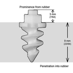 IGRIP SHOULDERED CERAMIC TIRE STUDS 11MM 24PK