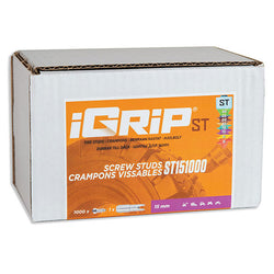 IGRIP STANDARD STUDS 15MM 1000PK