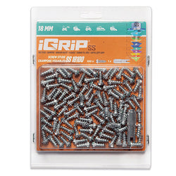 IGRIP SHOULDERED TIRE STUDS 18MM 100PK (SS-18100)