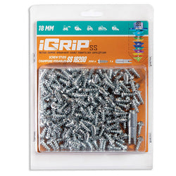 IGRIP SHOULDERED TIRE STUDS 18MM 200PK (SS-18200)