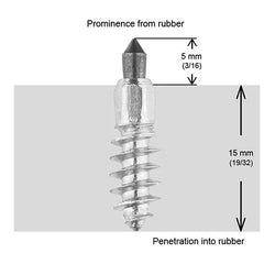 IGRIP STANDARD RACING STUDS 20MM 1000PK (ST-201000R)