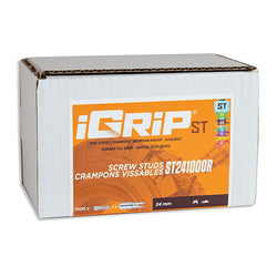 IGRIP STANDARD RACING STUDS 24MM 1000PK (ST-241000R)