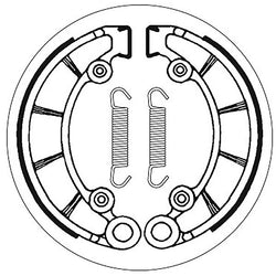 SBS BRAKE SHOES WITH SPRINGS (5192072100)