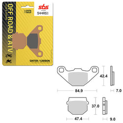 SBS ATV/UTV EVO SINTER BRAKE PAD (6280544108)