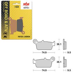 SBS ATV/UTV SINTER BRAKE PAD (6240604108)