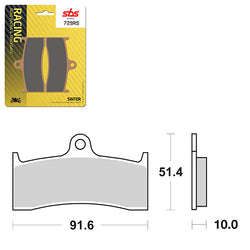 SBS CERAMIC BRAKE PAD (01627729)