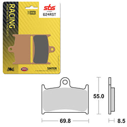 SBS ROAD RACING & TRACKDAYS SINTER FRONT BRAKE PAD (6470624108)
