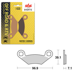 SBS ATV/UTV SINTER BRAKE PAD (6460642108)