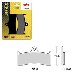 SBS ATV/UTV CERAMIC BRAKE PAD (6190676108)