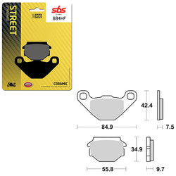 SBS ATV/UTV CERAMIC BRAKE PAD (6190684108)
