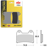 SBS DUAL CARBON FRONT FOR RACE USE ONLY BRAKE PAD (6290706108)