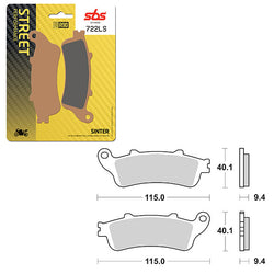 SBS PERFORMANCE LS SINTER REAR BRAKE PAD (6260722108)