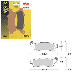 SBS PERFORMANCE HS SINTER FRONT BRAKE PAD (6250735108)
