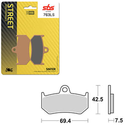 SBS PERFORMANCE LS SINTER REAR BRAKE PAD (6260763108)