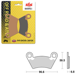 SBS ATV/UTV EVO SINTER BRAKE PAD (6280800108)