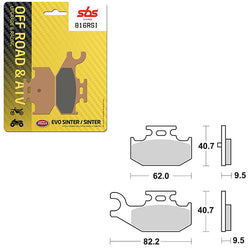 SBS ATV/UTV EVO SINTER BRAKE PAD (6280816108)