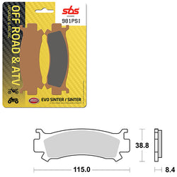 SBS ATV/UTV EVO SINTER BRAKE PAD (6450981108)
